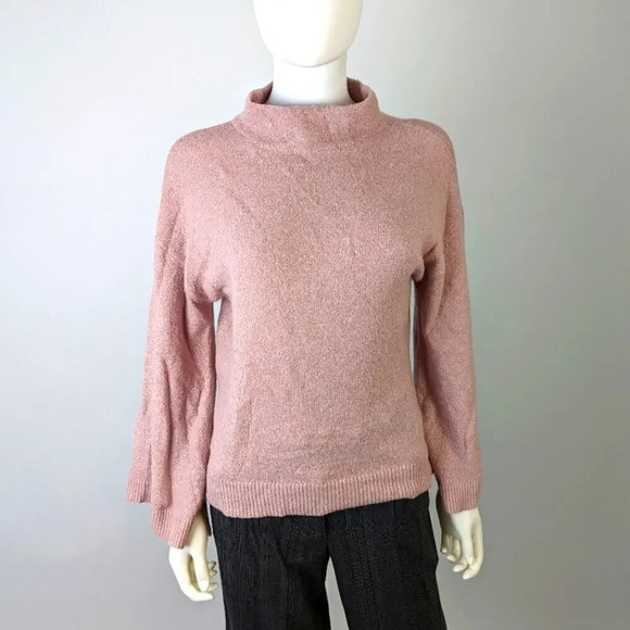 BP Mock Neck Pink Sweater XXS - Picture 1 of 4